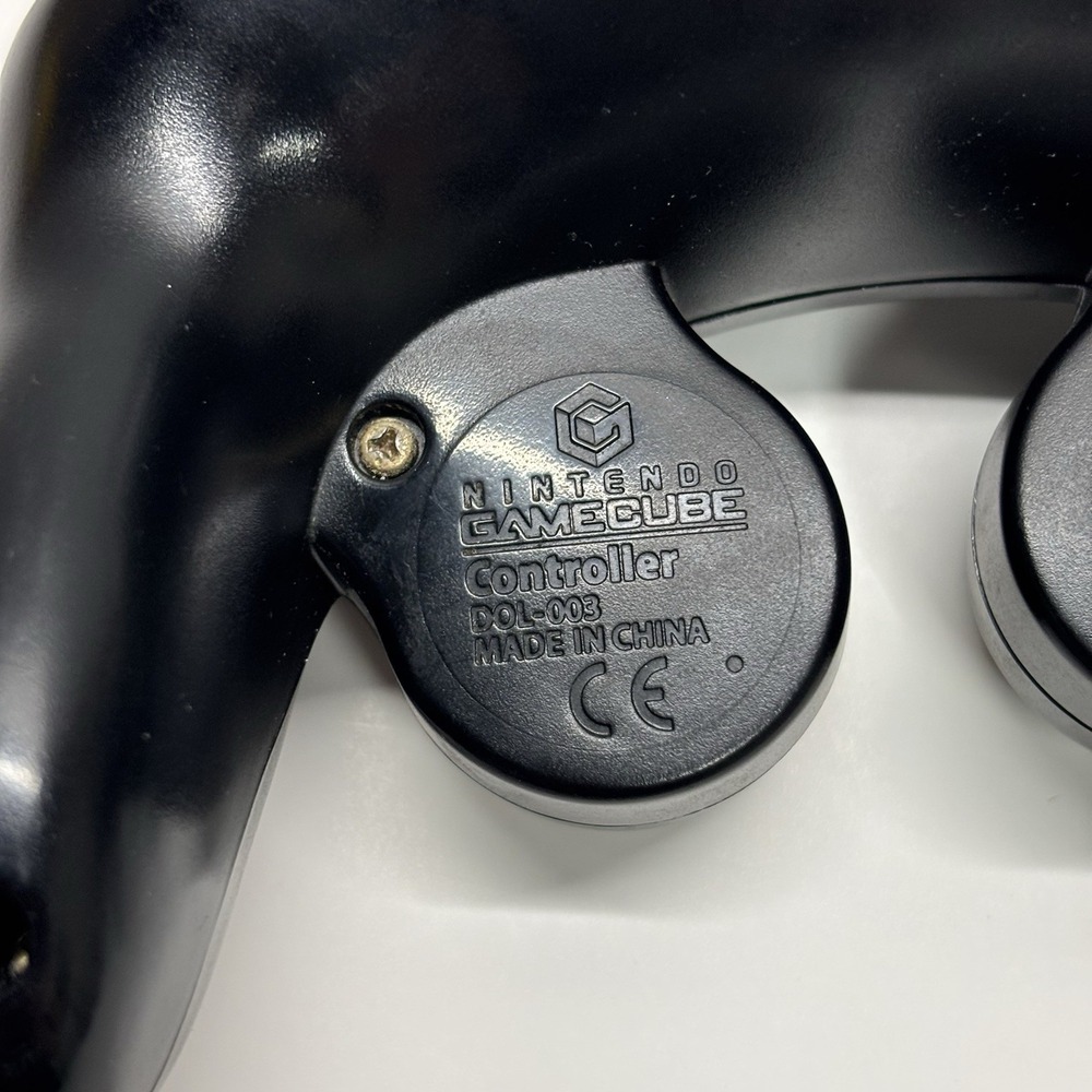 Official OEM Nintendo GameCube Black Jet Controller (DOL-003) TESTED! - Picture 4 of 6